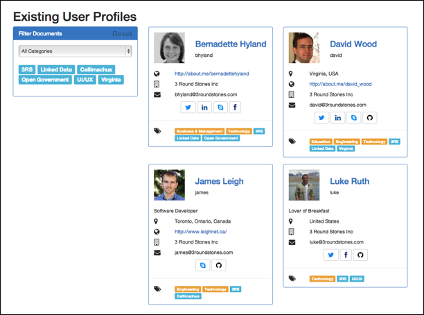 Browse User Profiles